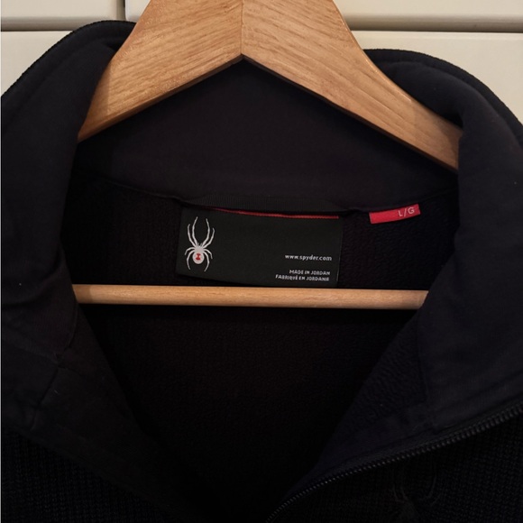Spyder Men’s Half-Zip Sweater – Size Large - Picture 4 of 6